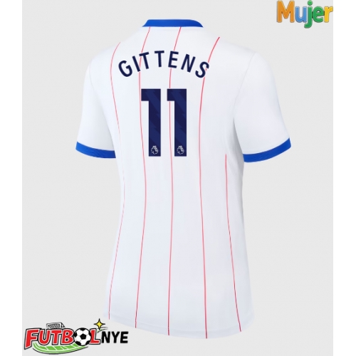 Camiseta Chelsea Jamie Gittens #11 Tercera Equipación para mujer 2026-27 manga corta